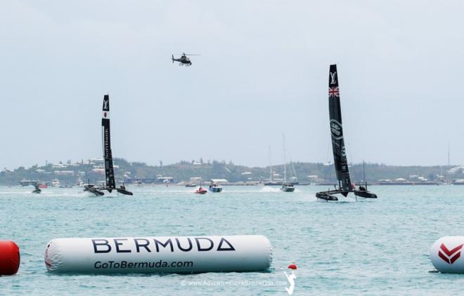 SoftBank Team &  Land Rover BAR - 2017 America's Cup © www.AdventuresofaSailorGirl.com